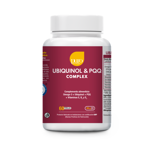 Ubiquinol & PQQ Complex 60 perlas