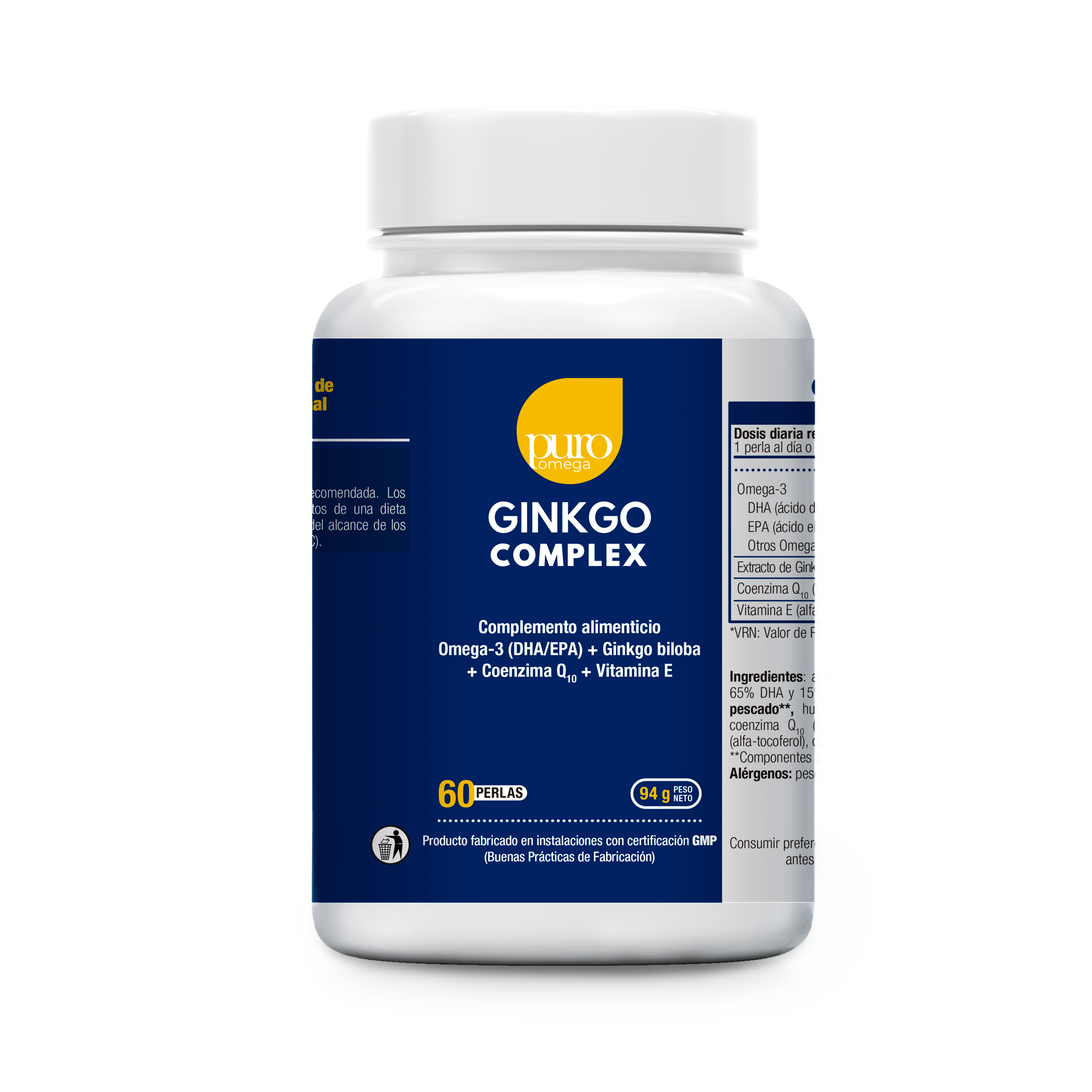 Ginkgo Complex 60 perlas