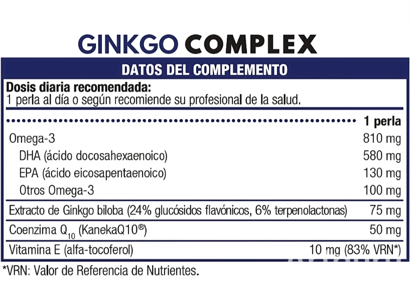 Ginkgo Complex 60 perlas - Imagen 2