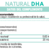 Natural DHA 180 perlas