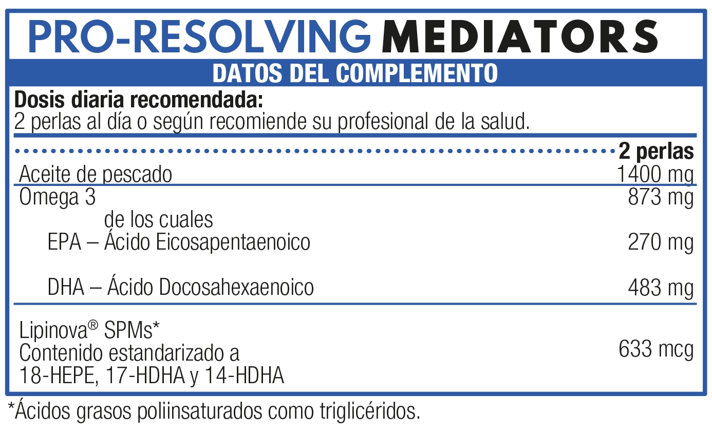 Pro-Resolving Mediators 60 perlas - Imagen 2