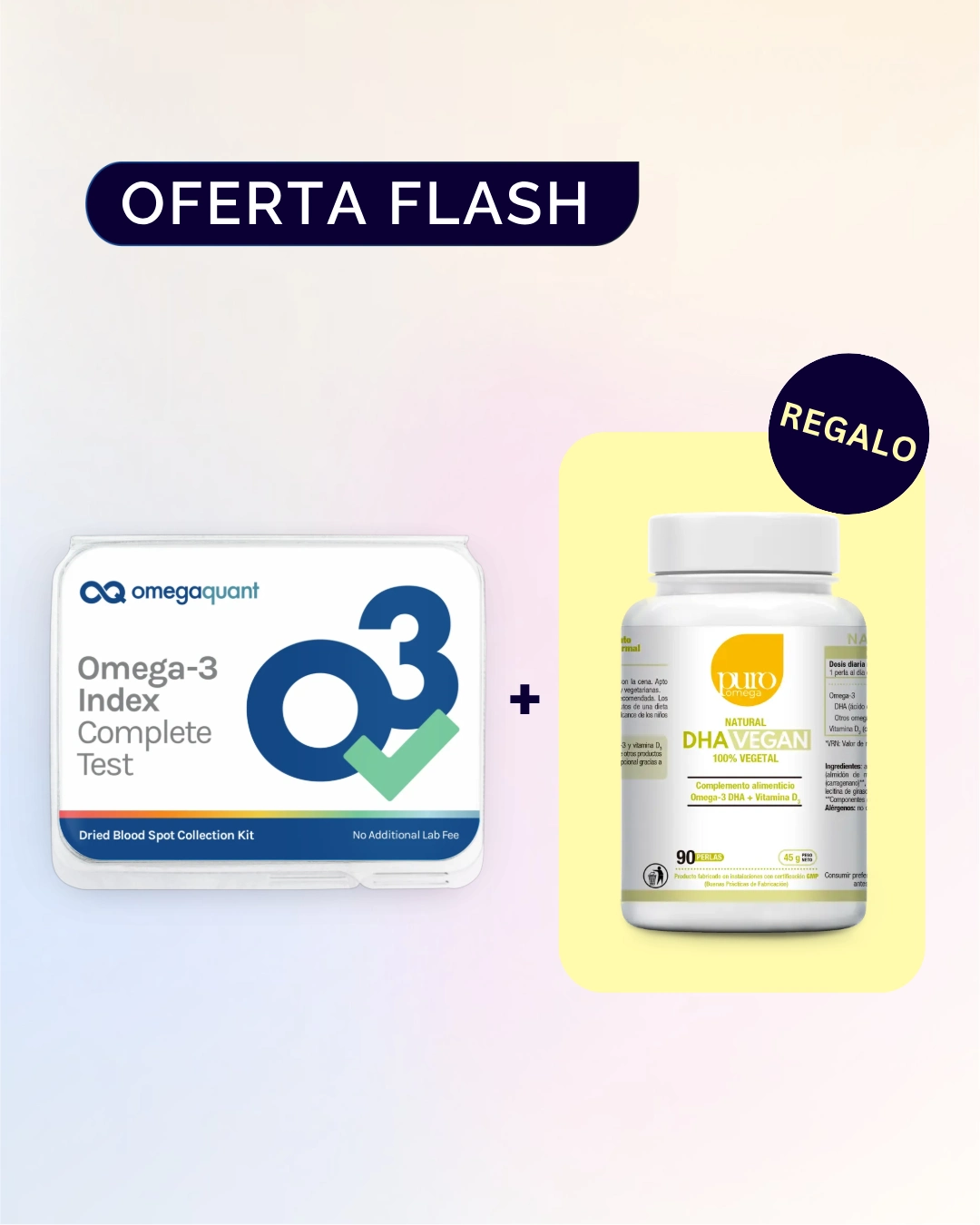 Pack Omega-3 Index COMPLETE + 1 Natural DHA Vegan 90 perlas